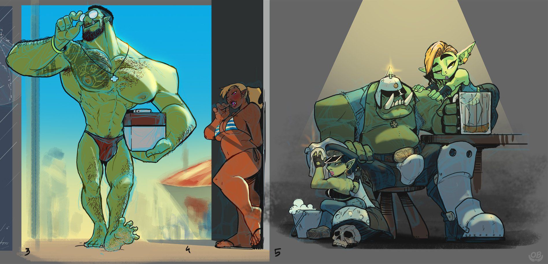 Tusk Love [OrcBarbies], Tusk Love, page 43 of 156