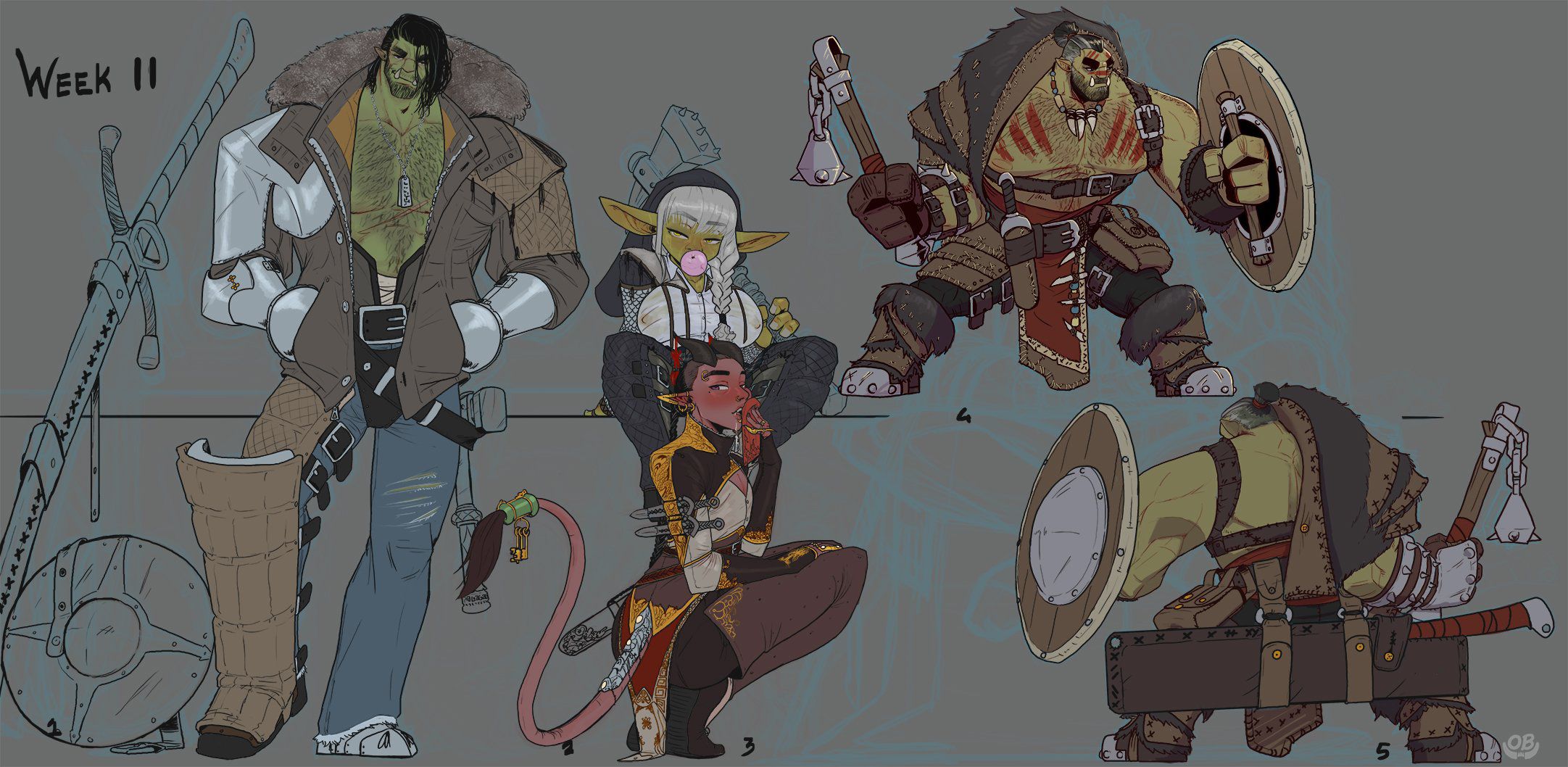 Tusk Love [OrcBarbies], Tusk Love, page 58 of 156