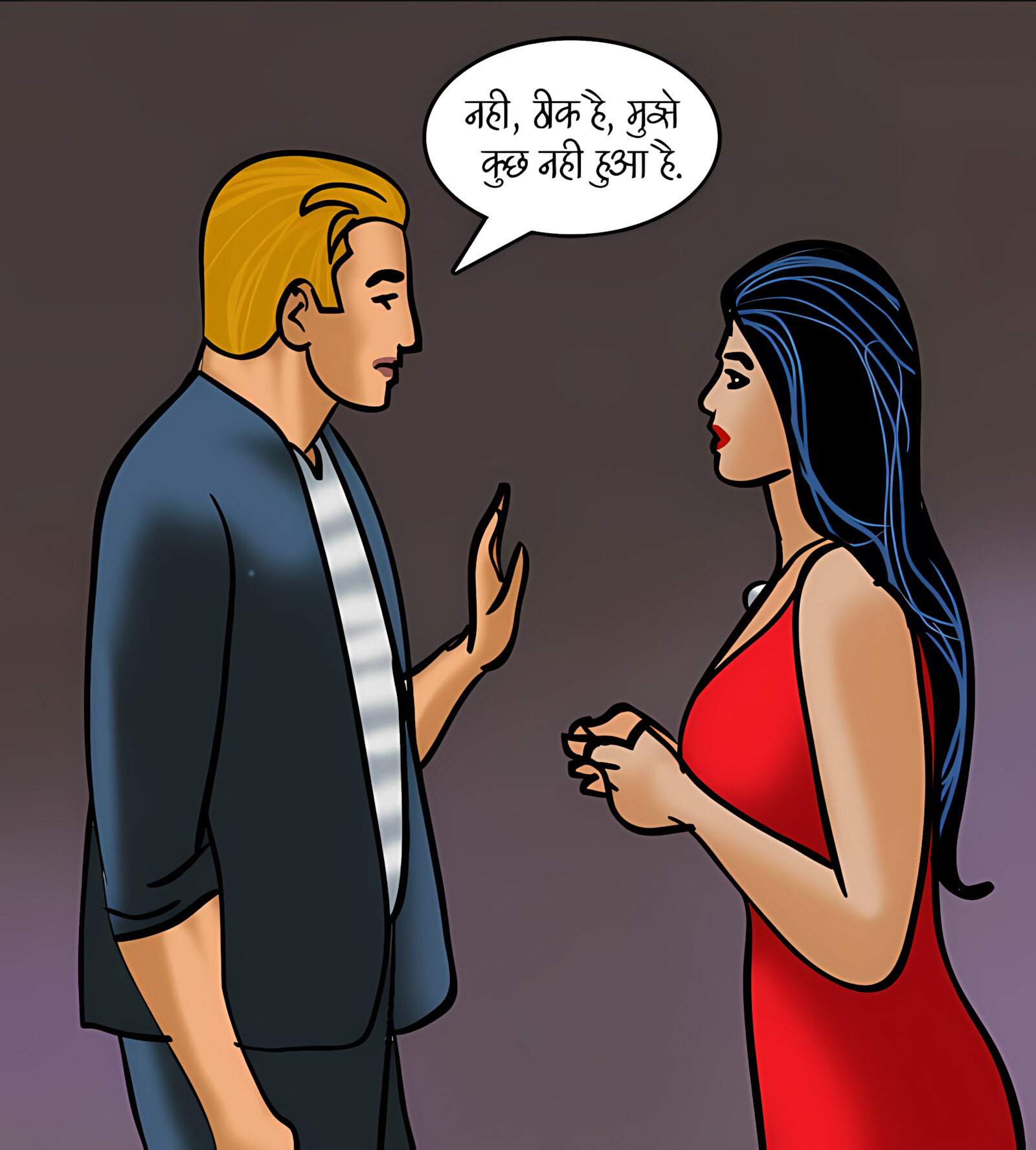 Veena 11-15 [Velamma], Veena - Chapter 13 - Hindi [Velamma], page 143 of 182