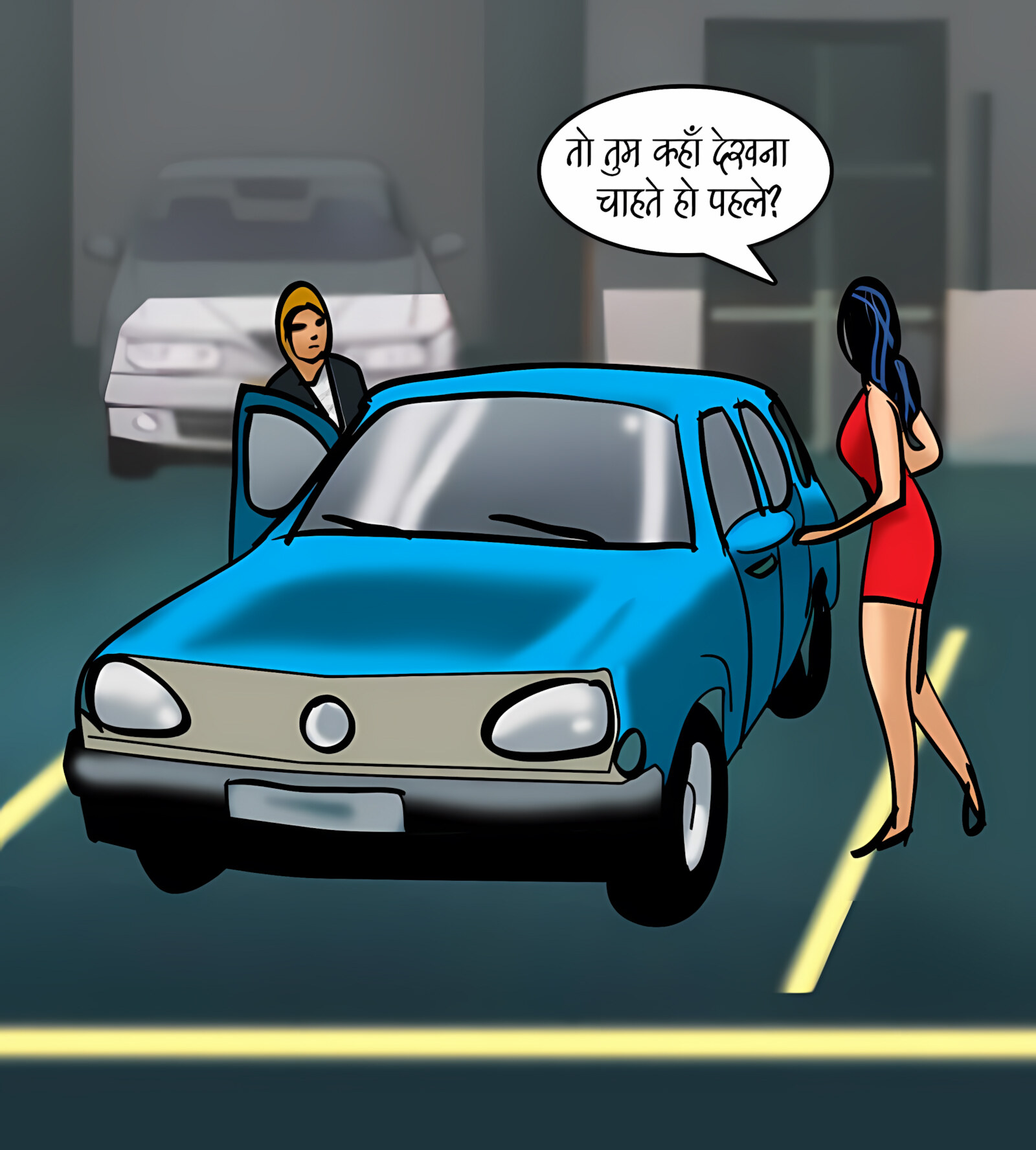 Veena 11-15 [Velamma], Veena - Chapter 13 - Hindi [Velamma], page 145 of 182