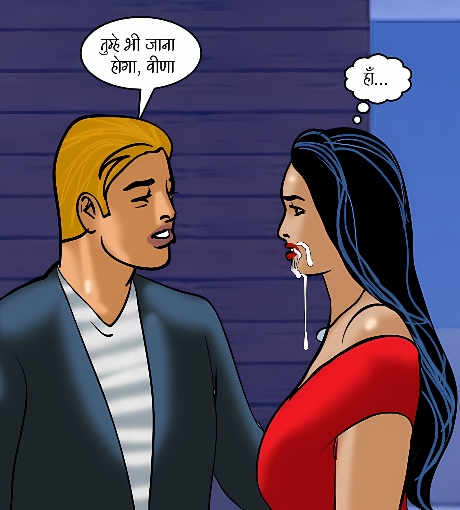Veena 11-15 [Velamma], Veena - Chapter 13 - Hindi [Velamma], page 170 of 182
