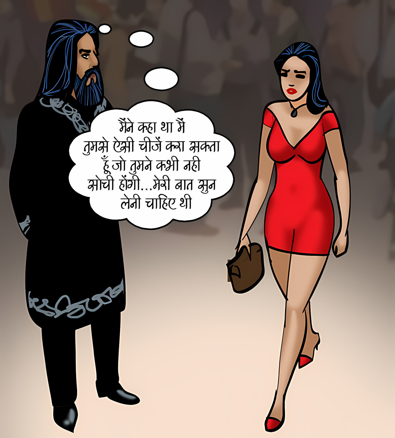 Veena 11-15 [Velamma], Veena - Chapter 13 - Hindi [Velamma], page 81 of 182