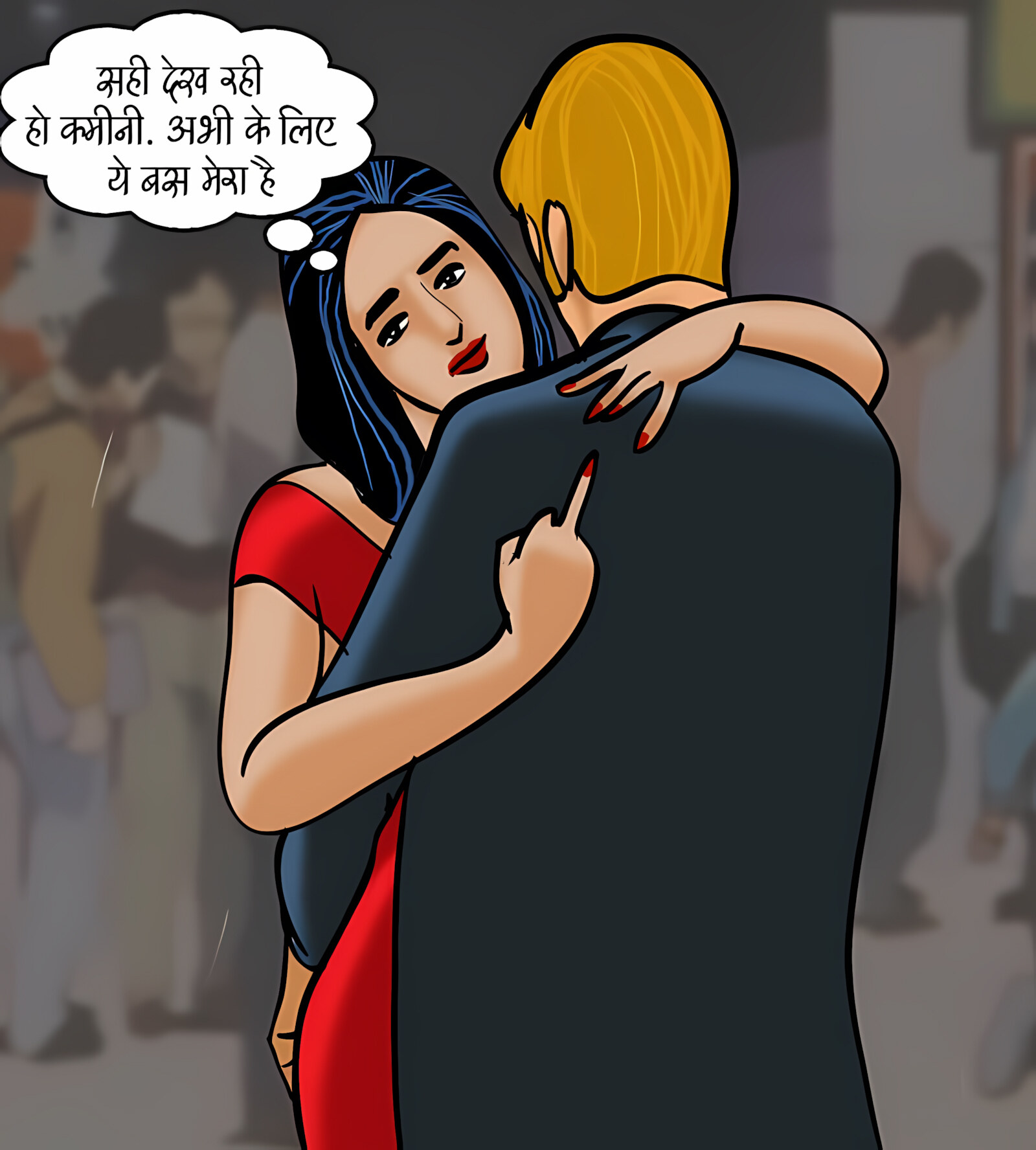 Veena 11-15 [Velamma], Veena - Chapter 13 - Hindi [Velamma], page 95 of 182