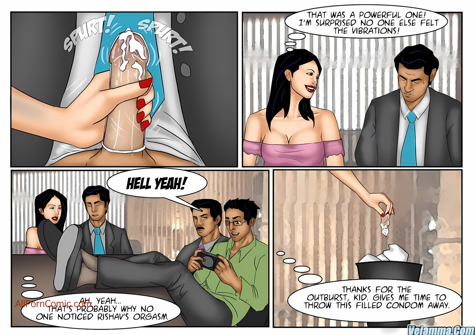 Veena 11-15 [Velamma], Veena - The Office Tour - Chapter 12 [Velamma], page 6 of 31