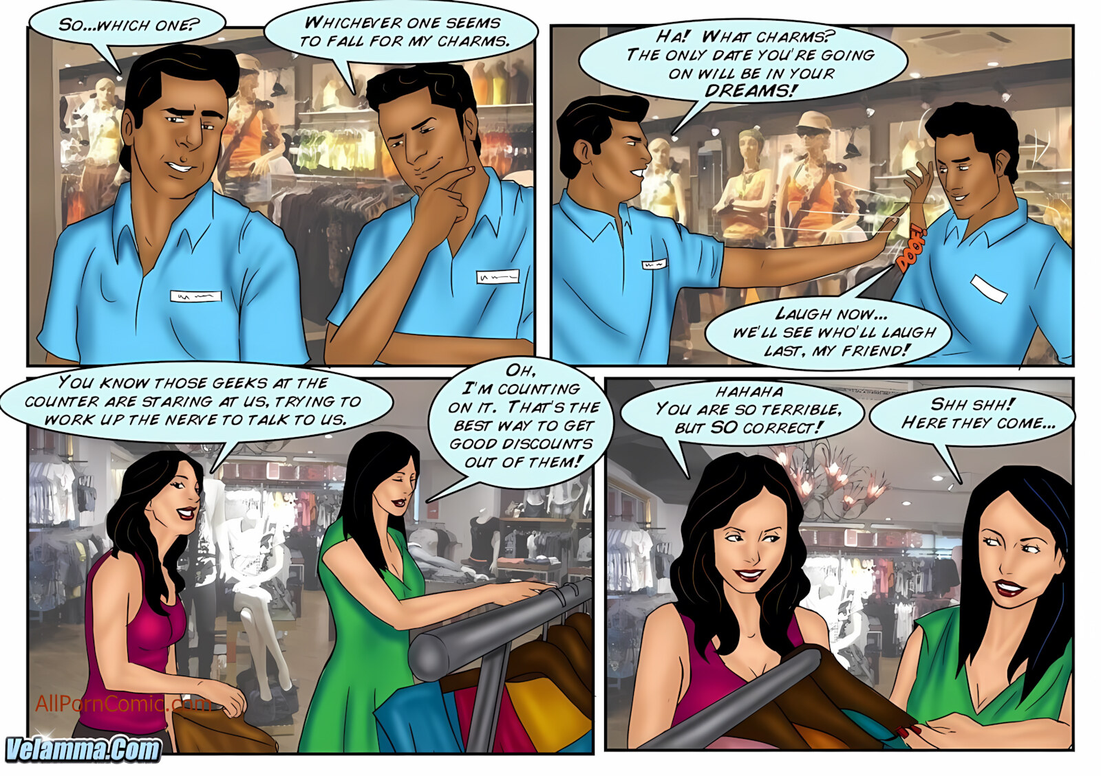 Veena 11-15 [Velamma], Veena - Grand Opening - Chapter 11 [Velamma], page 4 of 31