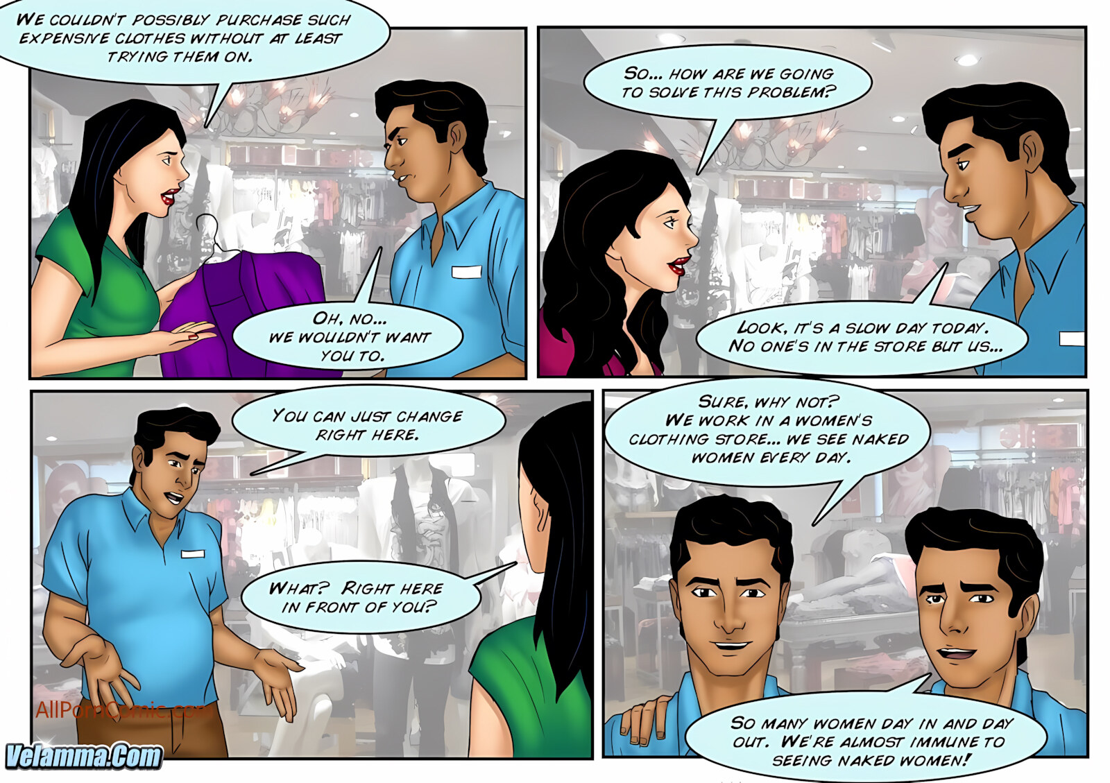 Veena 11-15 [Velamma], Veena - Grand Opening - Chapter 11 [Velamma], page 7 of 31