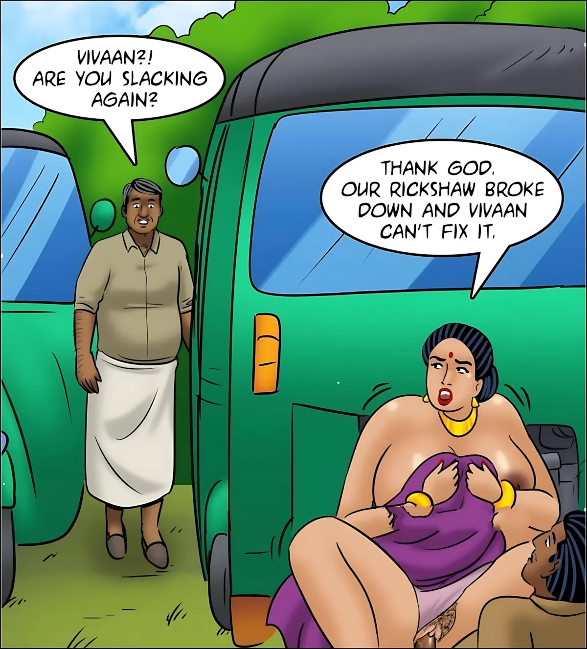 Velamma All Episodes Comics, 126 . Velamma - Episode 126 - Rickshaw Rendezvous, page 108 of 143
