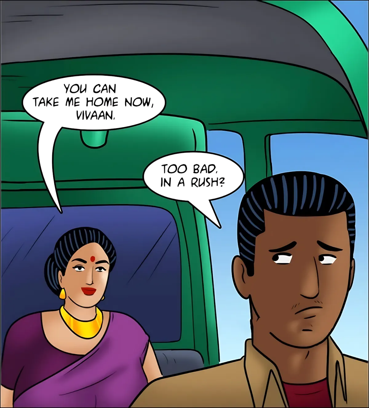 Velamma All Episodes Comics, 126 . Velamma - Episode 126 - Rickshaw Rendezvous, page 41 of 143