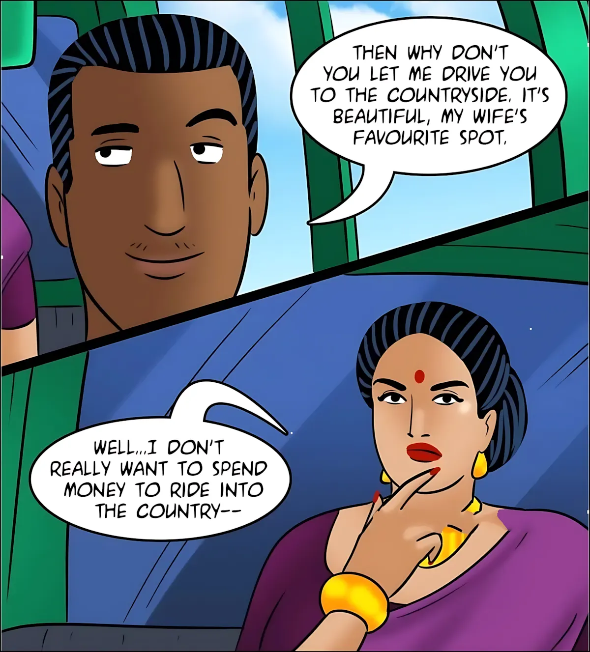 Velamma All Episodes Comics, 126 . Velamma - Episode 126 - Rickshaw Rendezvous, page 44 of 143