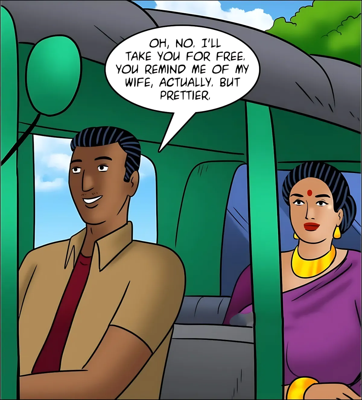 Velamma All Episodes Comics, 126 . Velamma - Episode 126 - Rickshaw Rendezvous, page 45 of 143