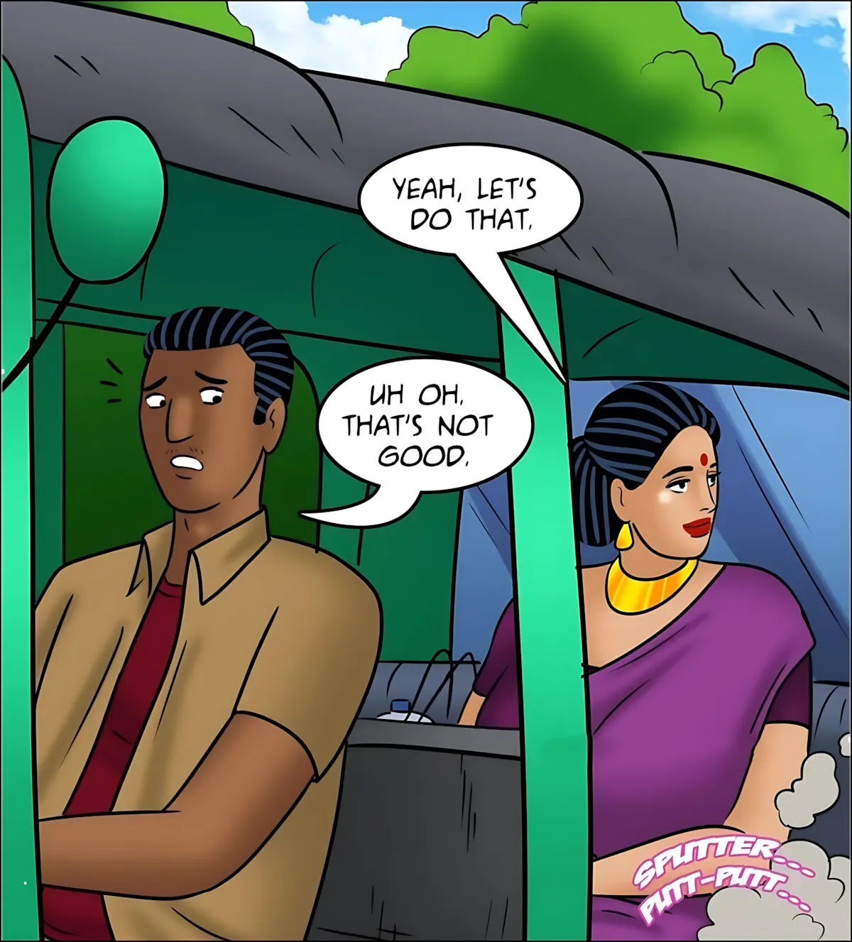Velamma All Episodes Comics, 126 . Velamma - Episode 126 - Rickshaw Rendezvous, page 50 of 143