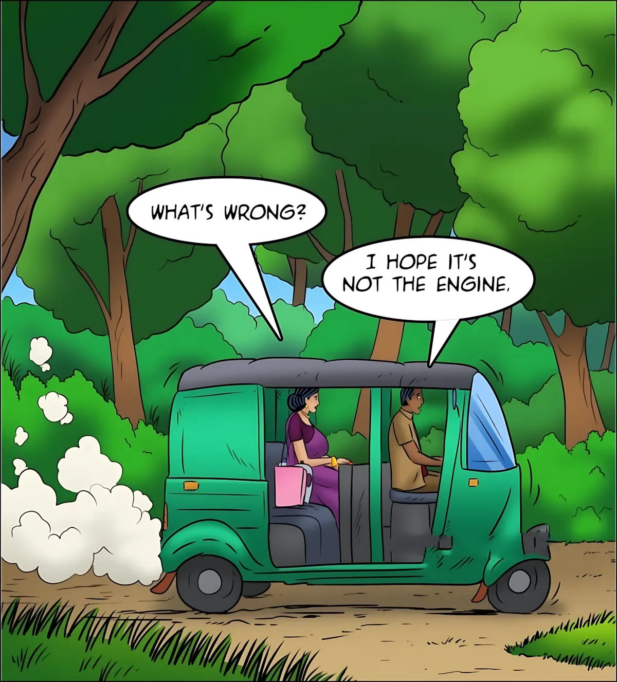 Velamma All Episodes Comics, 126 . Velamma - Episode 126 - Rickshaw Rendezvous, page 51 of 143