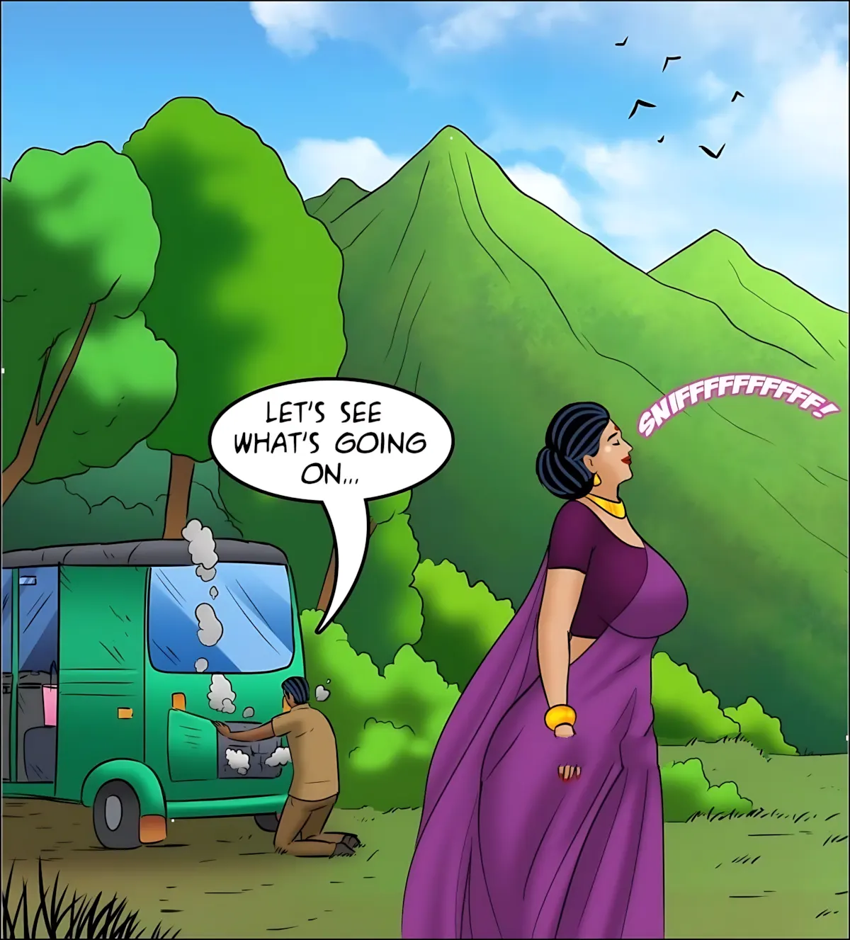 Velamma All Episodes Comics, 126 . Velamma - Episode 126 - Rickshaw Rendezvous, page 52 of 143