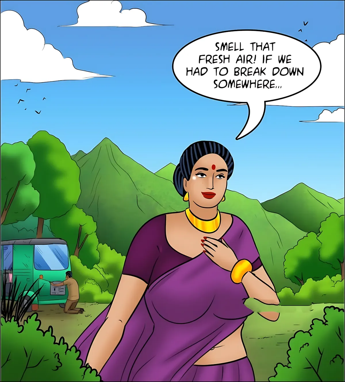 Velamma All Episodes Comics, 126 . Velamma - Episode 126 - Rickshaw Rendezvous, page 53 of 143
