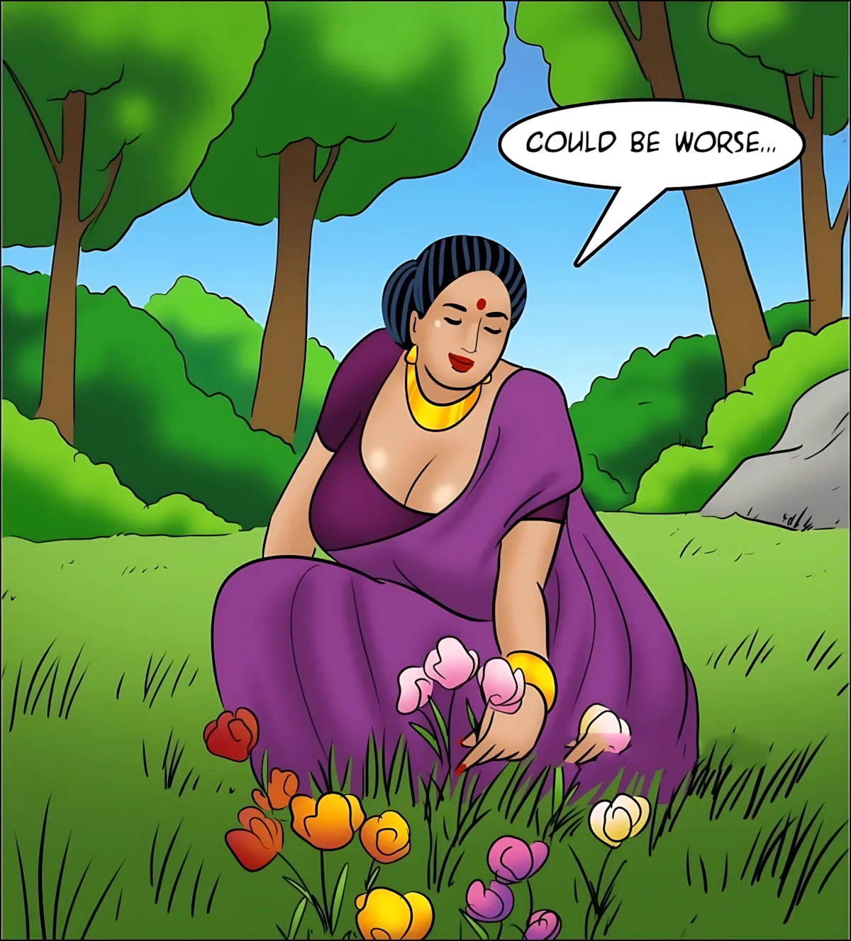 Velamma All Episodes Comics, 126 . Velamma - Episode 126 - Rickshaw Rendezvous, page 55 of 143