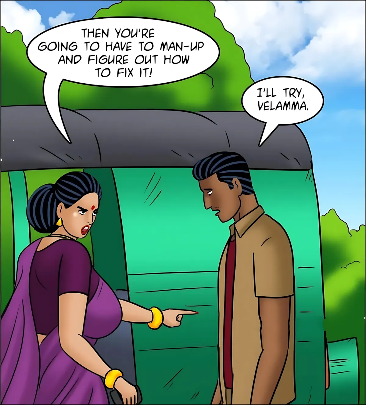 Velamma All Episodes Comics, 126 . Velamma - Episode 126 - Rickshaw Rendezvous, page 62 of 143