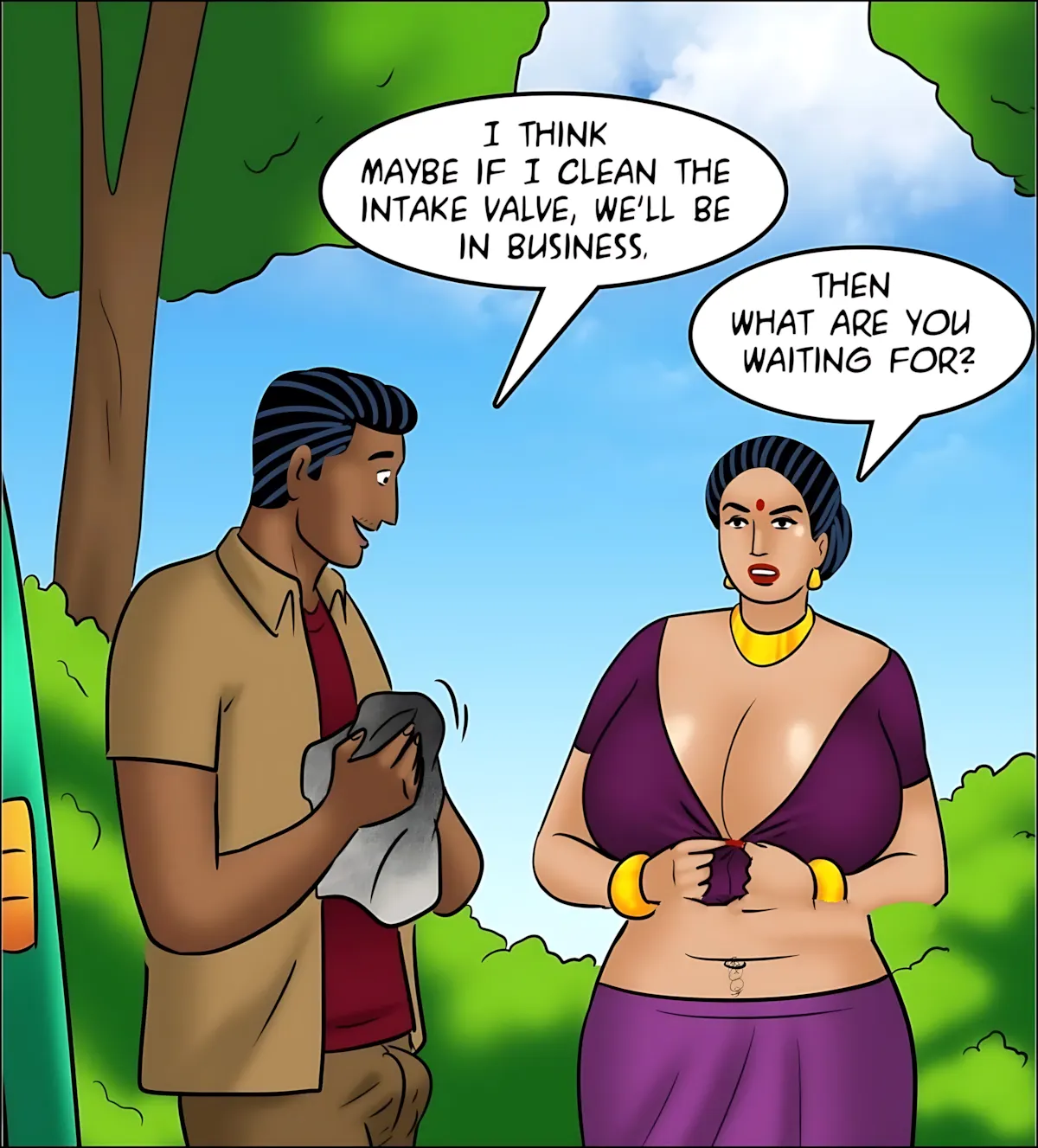 Velamma All Episodes Comics, 126 . Velamma - Episode 126 - Rickshaw Rendezvous, page 77 of 143