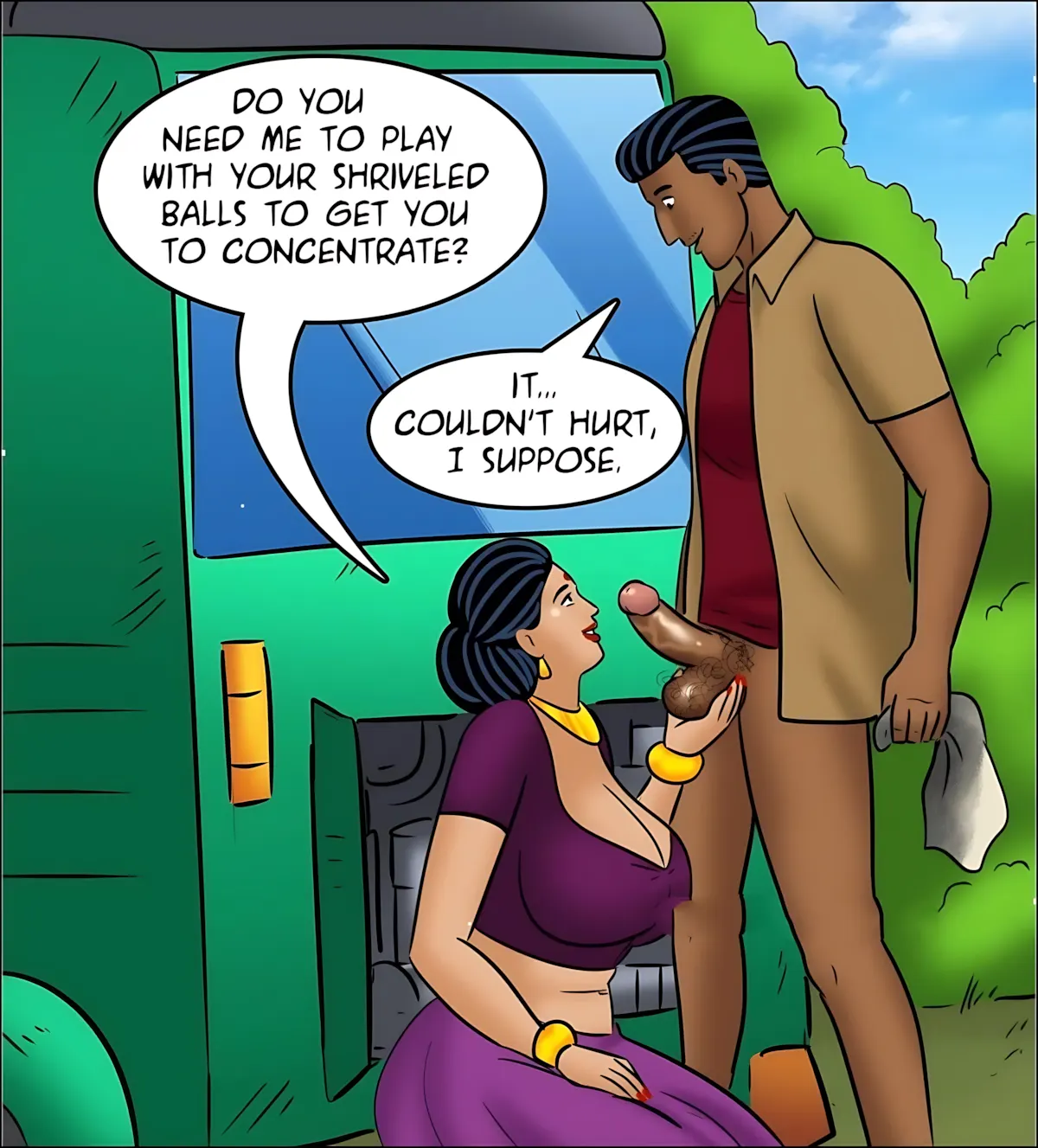 Velamma All Episodes Comics, 126 . Velamma - Episode 126 - Rickshaw Rendezvous, page 86 of 143