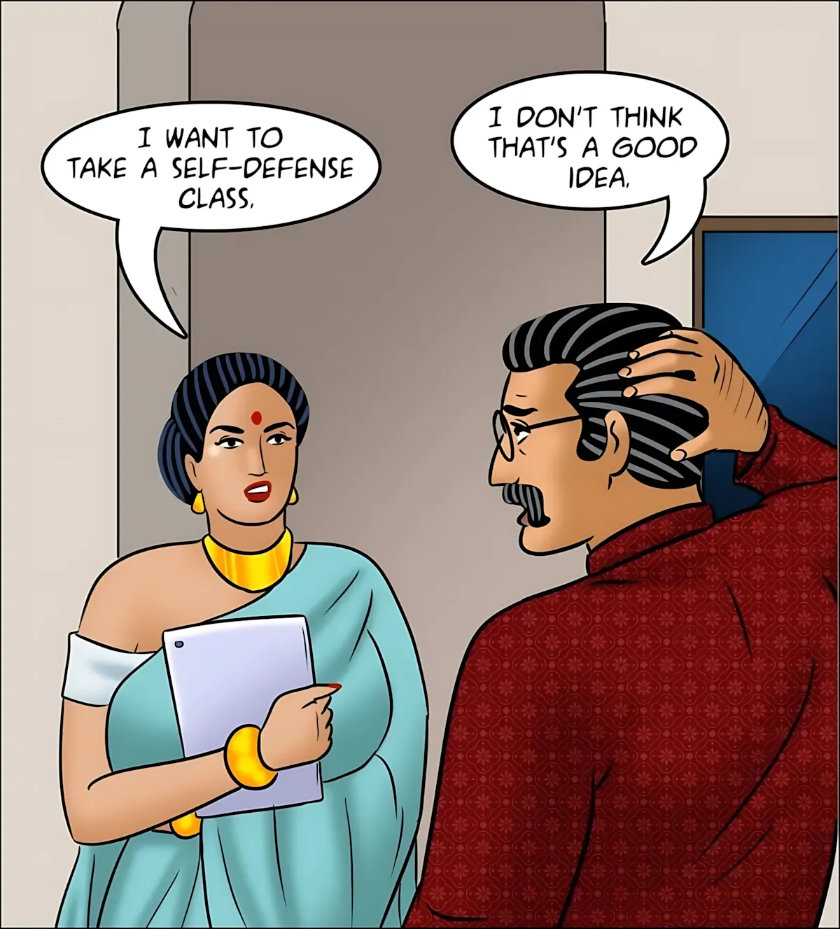 Velamma All Episodes Comics, 125 . Velamma - Episode 125 - A New Technique, page 39 of 142