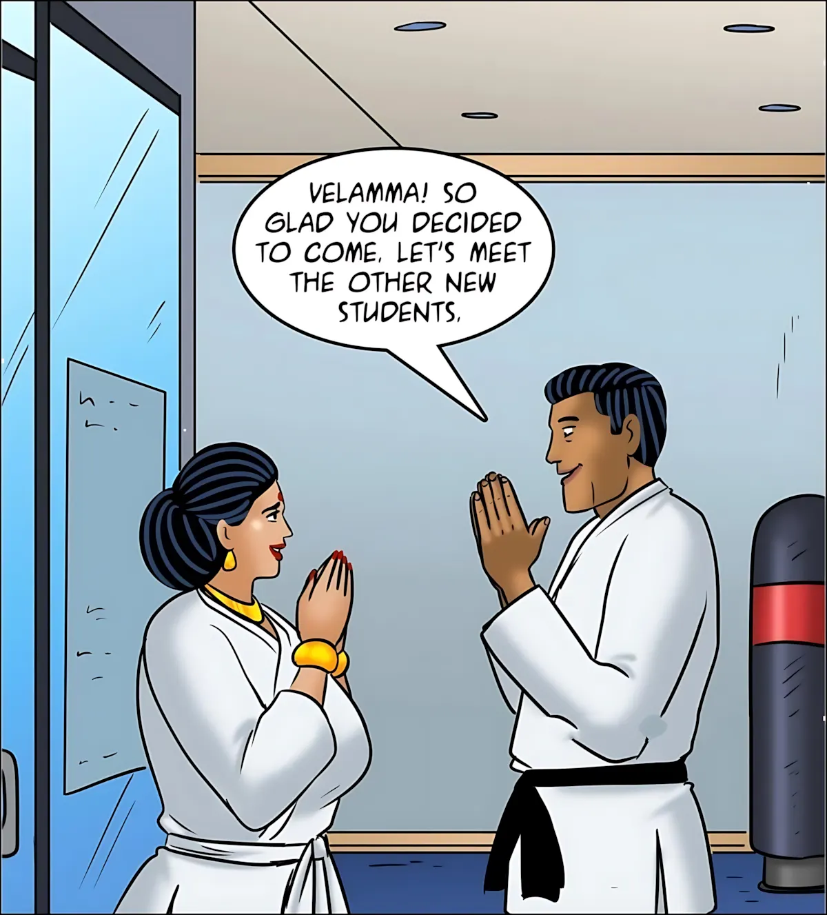 Velamma All Episodes Comics, 125 . Velamma - Episode 125 - A New Technique, page 44 of 142