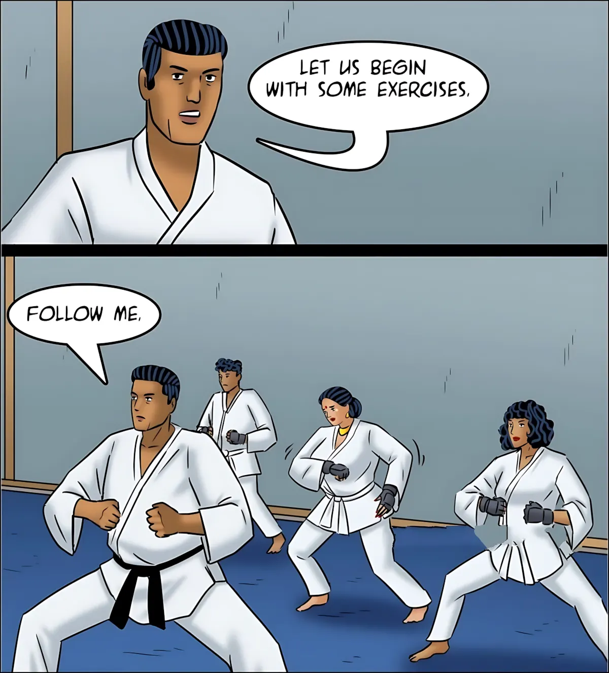 Velamma All Episodes Comics, 125 . Velamma - Episode 125 - A New Technique, page 49 of 142