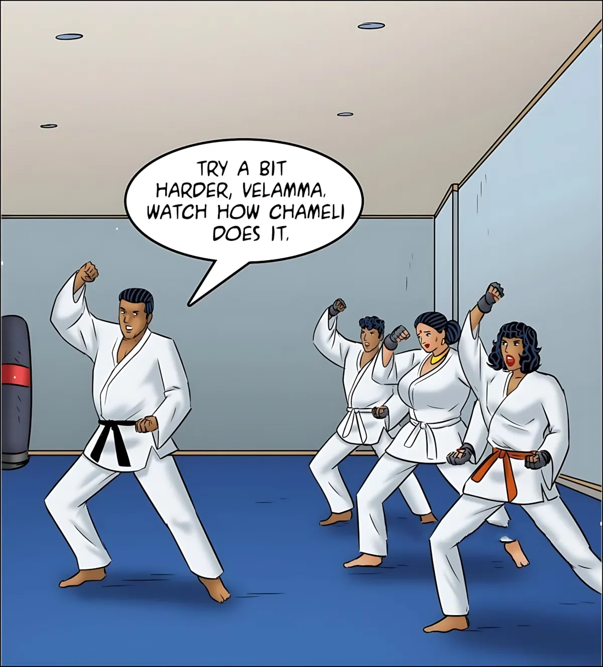 Velamma All Episodes Comics, 125 . Velamma - Episode 125 - A New Technique, page 50 of 142