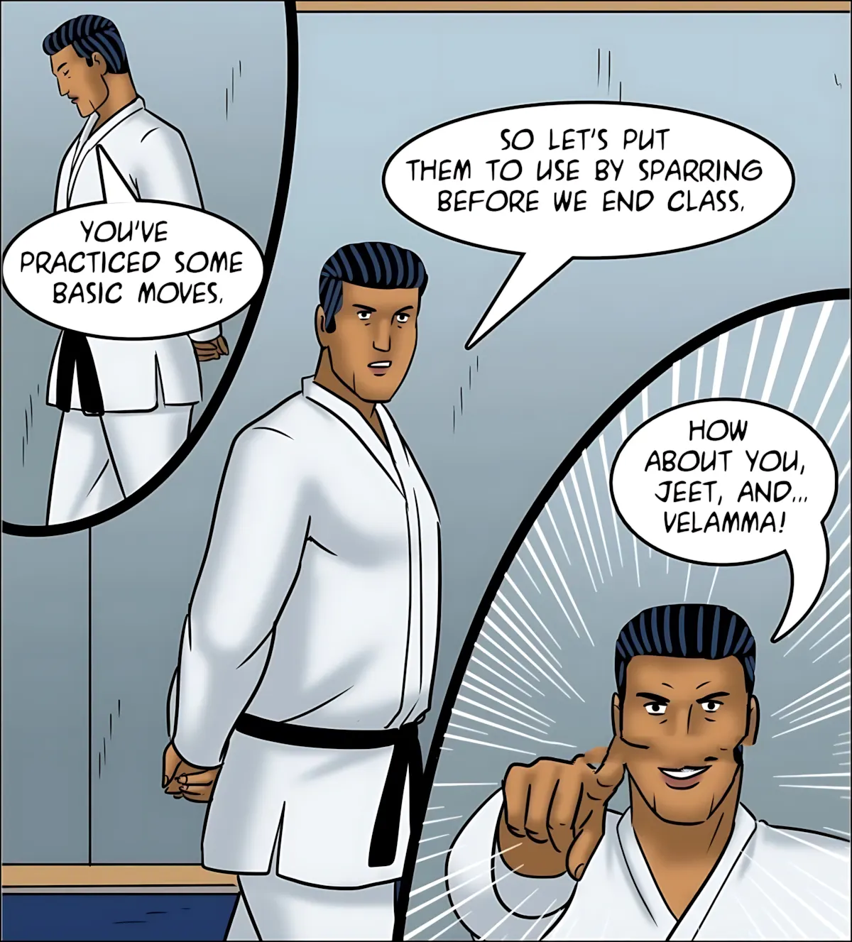 Velamma All Episodes Comics, 125 . Velamma - Episode 125 - A New Technique, page 53 of 142
