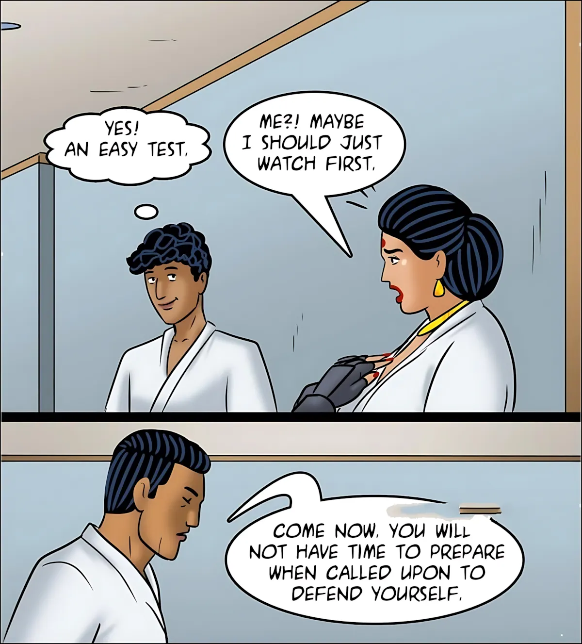 Velamma All Episodes Comics, 125 . Velamma - Episode 125 - A New Technique, page 54 of 142