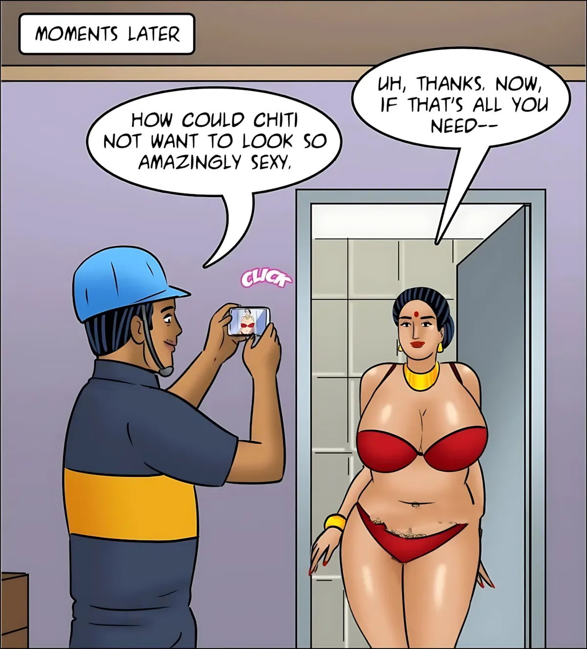 Velamma All Episodes Comics, 124 . Velamma - Episode 124 - Blind Man's Bluff, page 121 of 146