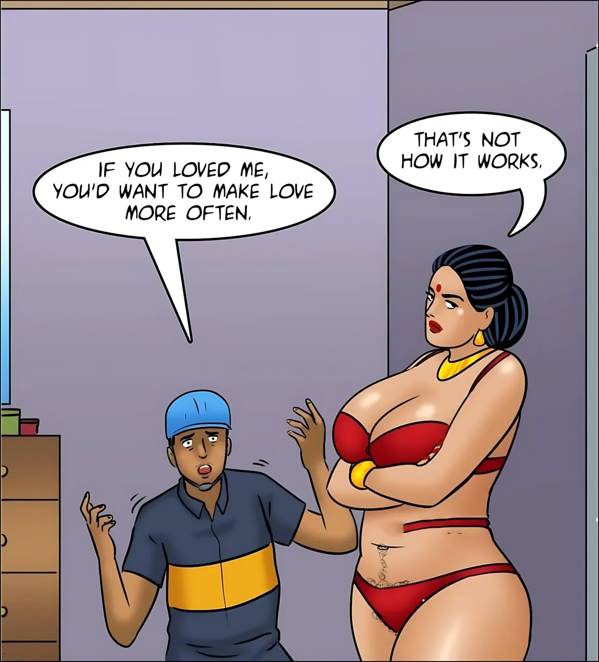 Velamma All Episodes Comics, 124 . Velamma - Episode 124 - Blind Man's Bluff, page 126 of 146