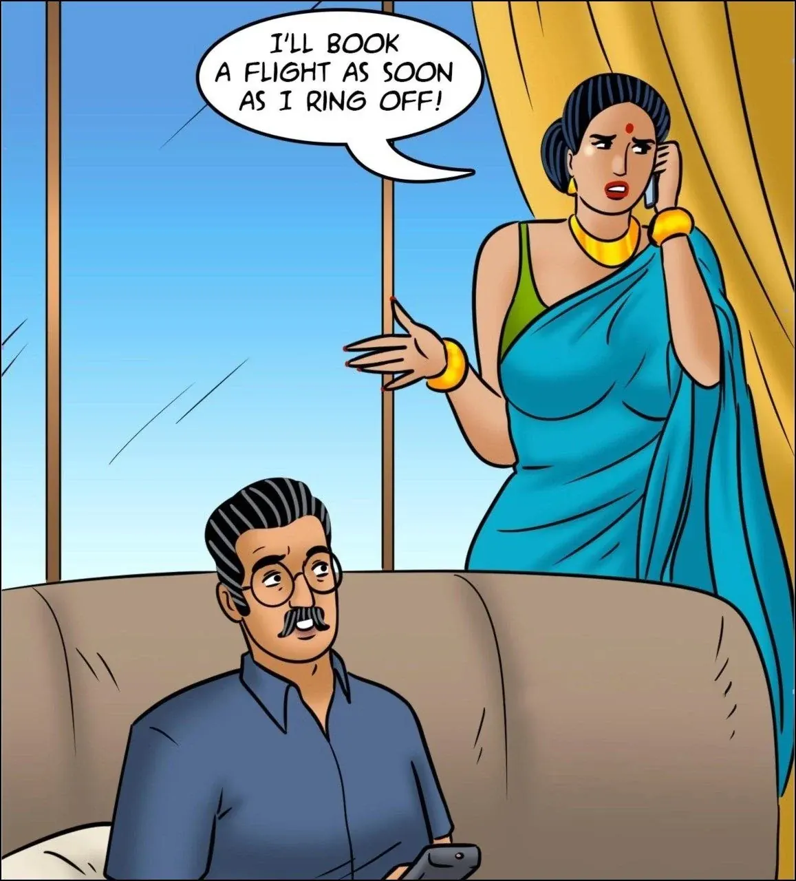 Velamma All Episodes Comics, 123 . Velamma - Episode 123 - Fear of Flying, page 26 of 142