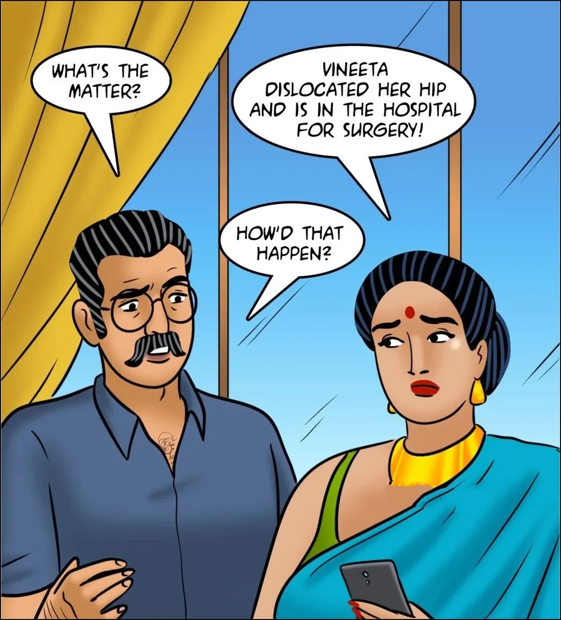 Velamma All Episodes Comics, 123 . Velamma - Episode 123 - Fear of Flying, page 27 of 142