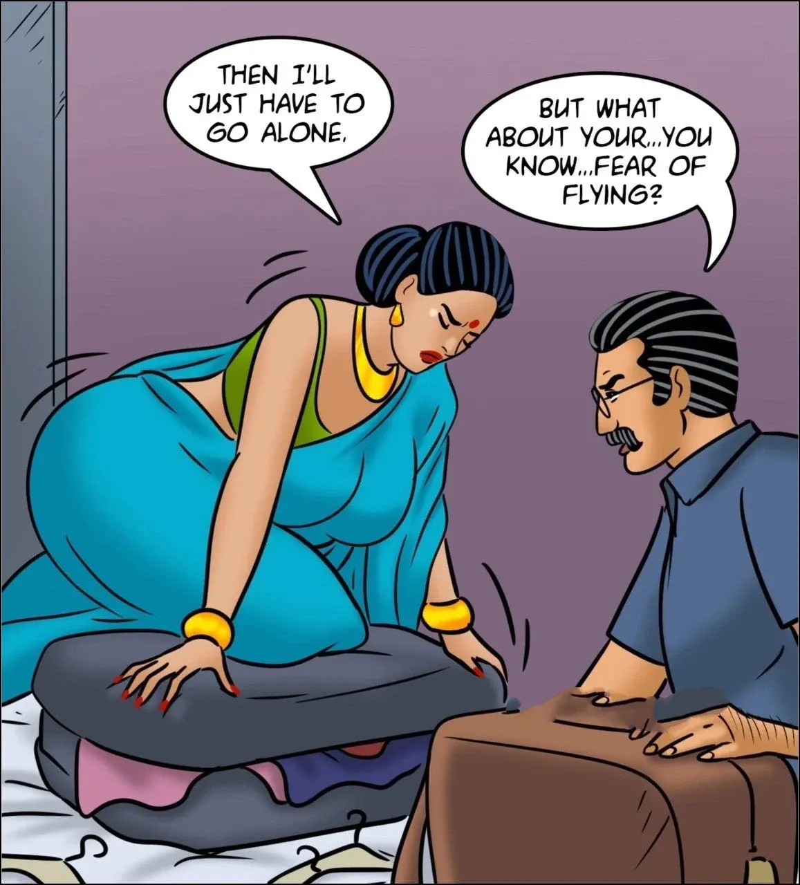 Velamma All Episodes Comics, 123 . Velamma - Episode 123 - Fear of Flying, page 29 of 142