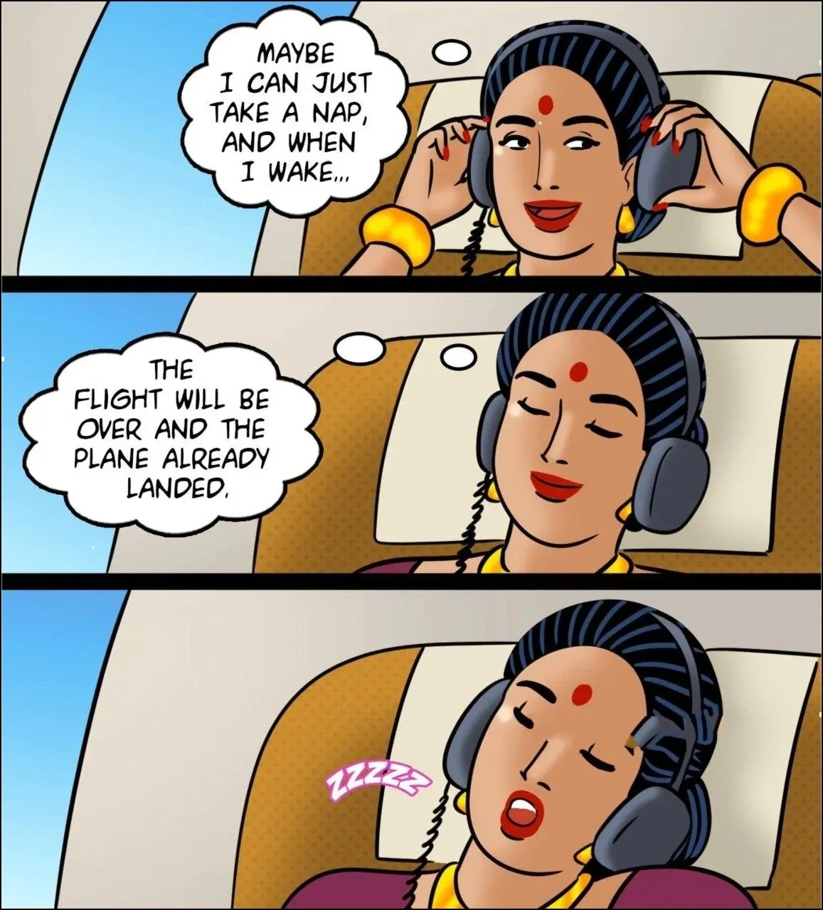 Velamma All Episodes Comics, 123 . Velamma - Episode 123 - Fear of Flying, page 74 of 142