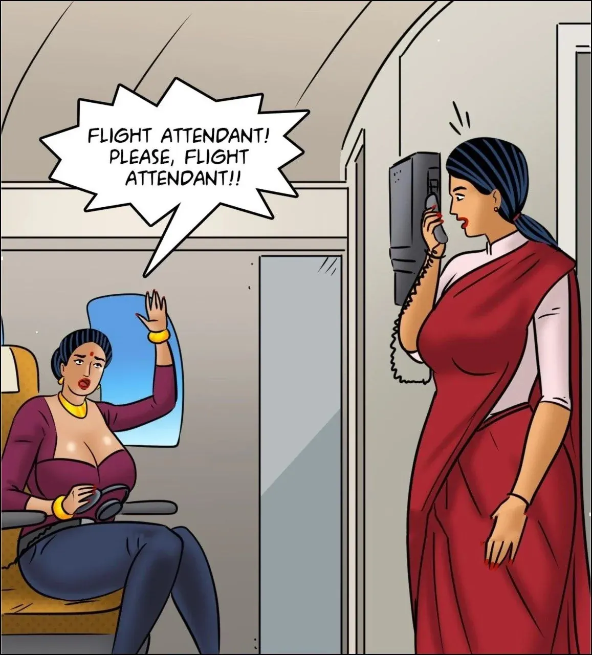 Velamma All Episodes Comics, 123 . Velamma - Episode 123 - Fear of Flying, page 76 of 142