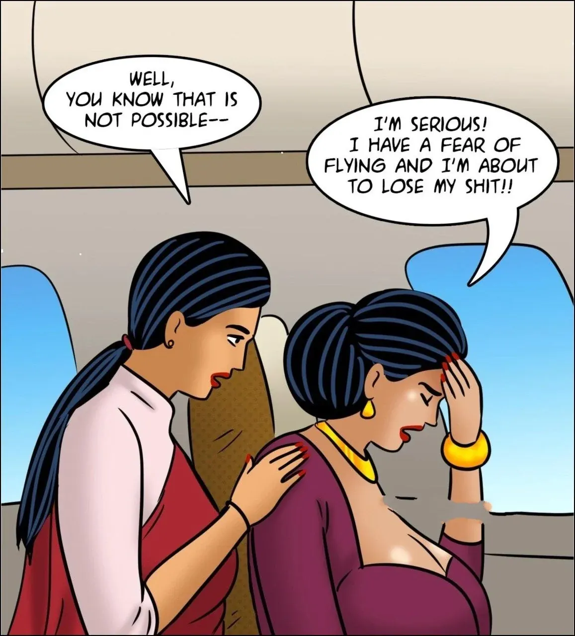 Velamma All Episodes Comics, 123 . Velamma - Episode 123 - Fear of Flying, page 78 of 142
