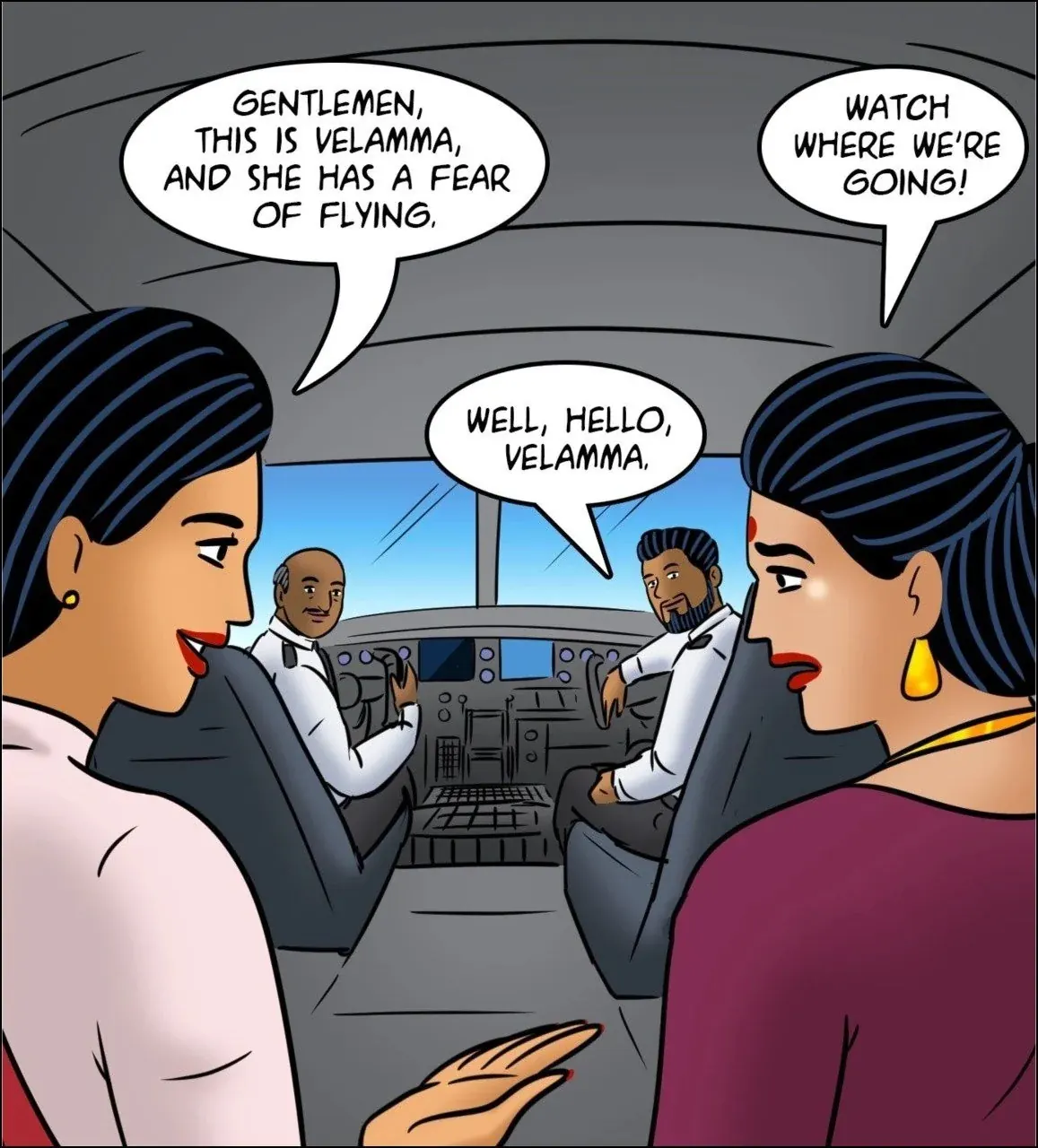 Velamma All Episodes Comics, 123 . Velamma - Episode 123 - Fear of Flying, page 81 of 142