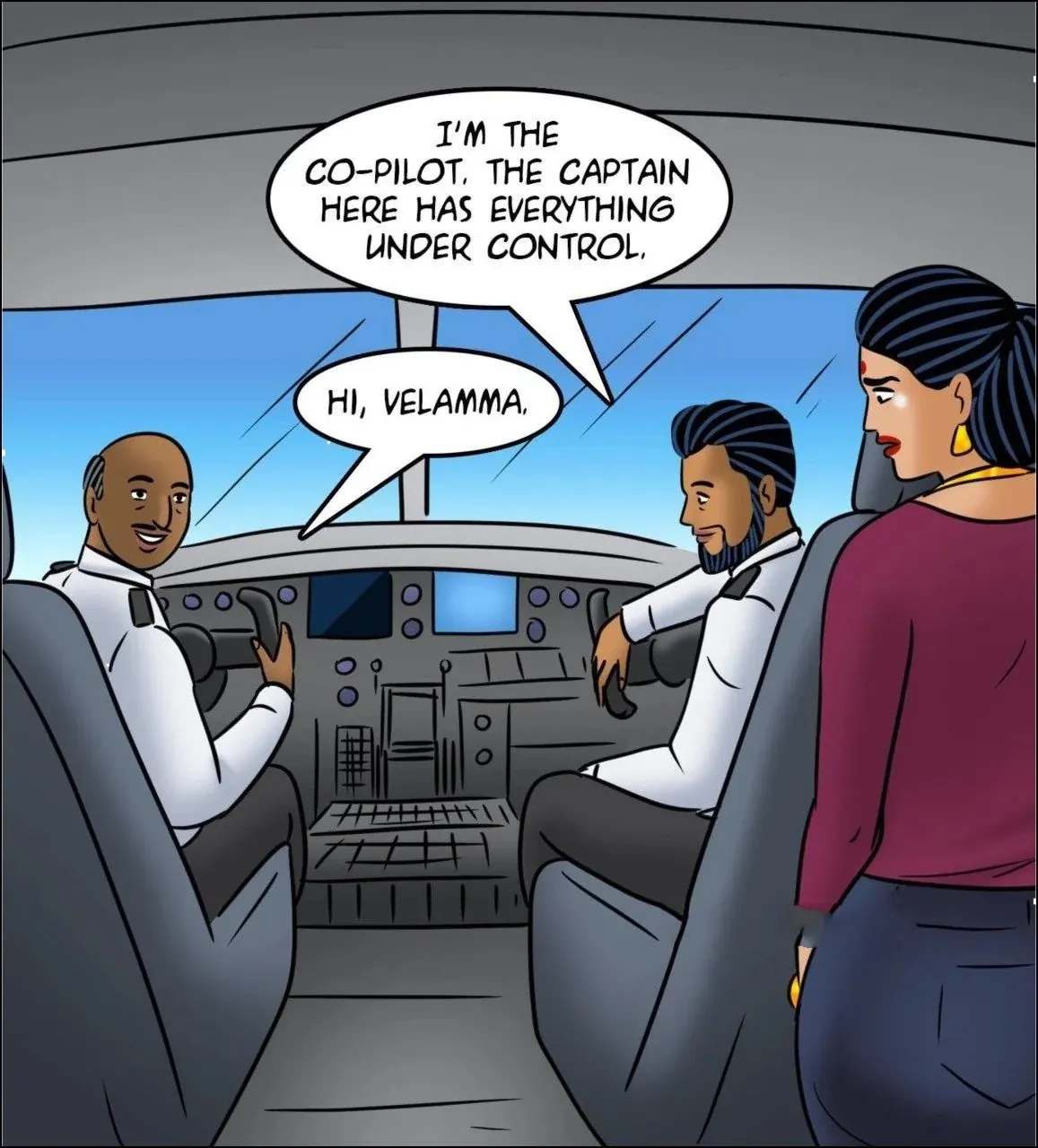 Velamma All Episodes Comics, 123 . Velamma - Episode 123 - Fear of Flying, page 84 of 142