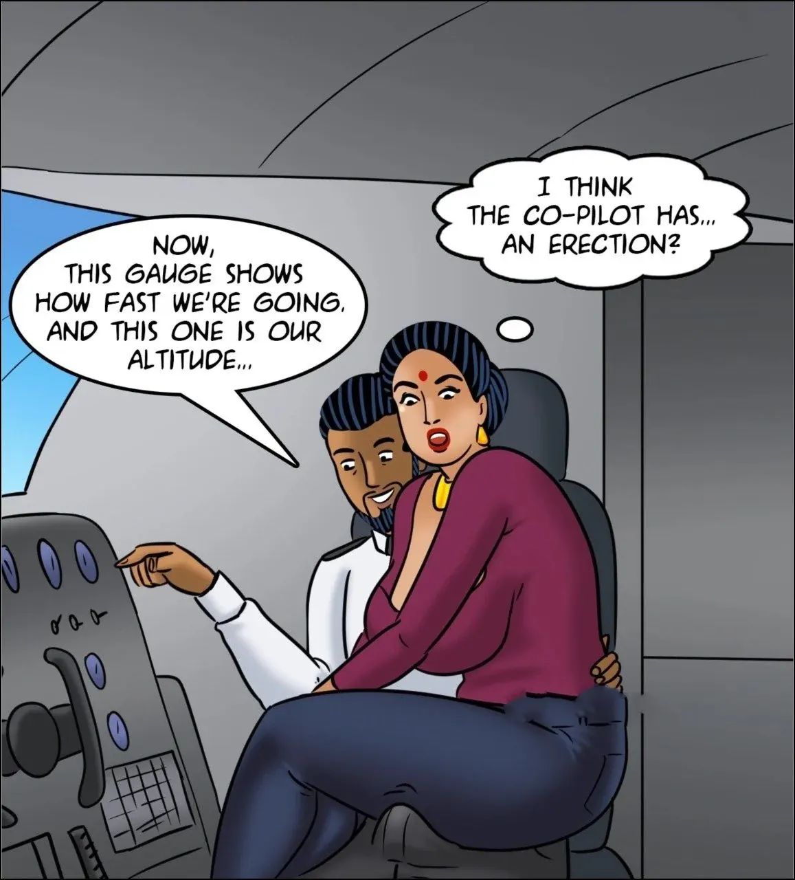 Velamma All Episodes Comics, 123 . Velamma - Episode 123 - Fear of Flying, page 87 of 142