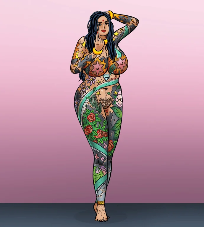 Velamma All Episodes Comics, 122 . Velamma - Episode 122 - Velamma Gets A Tattoo, page 142 of 143