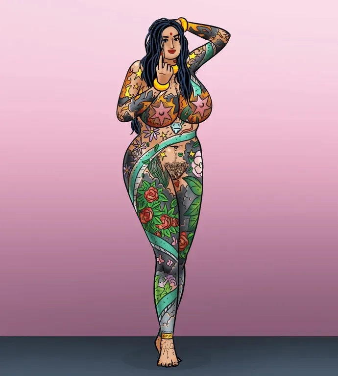 Velamma All Episodes Comics, 122 . Velamma - Episode 122 - Velamma Gets A Tattoo, page 143 of 143