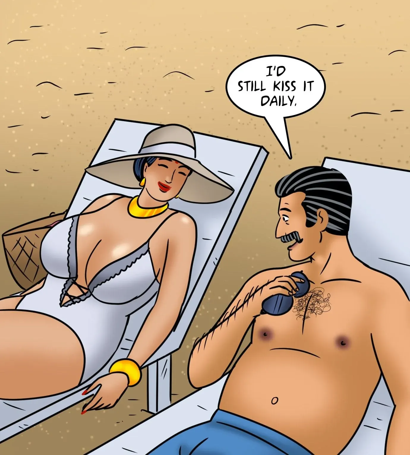 Velamma All Episodes Comics, 122 . Velamma - Episode 122 - Velamma Gets A Tattoo, page 32 of 143