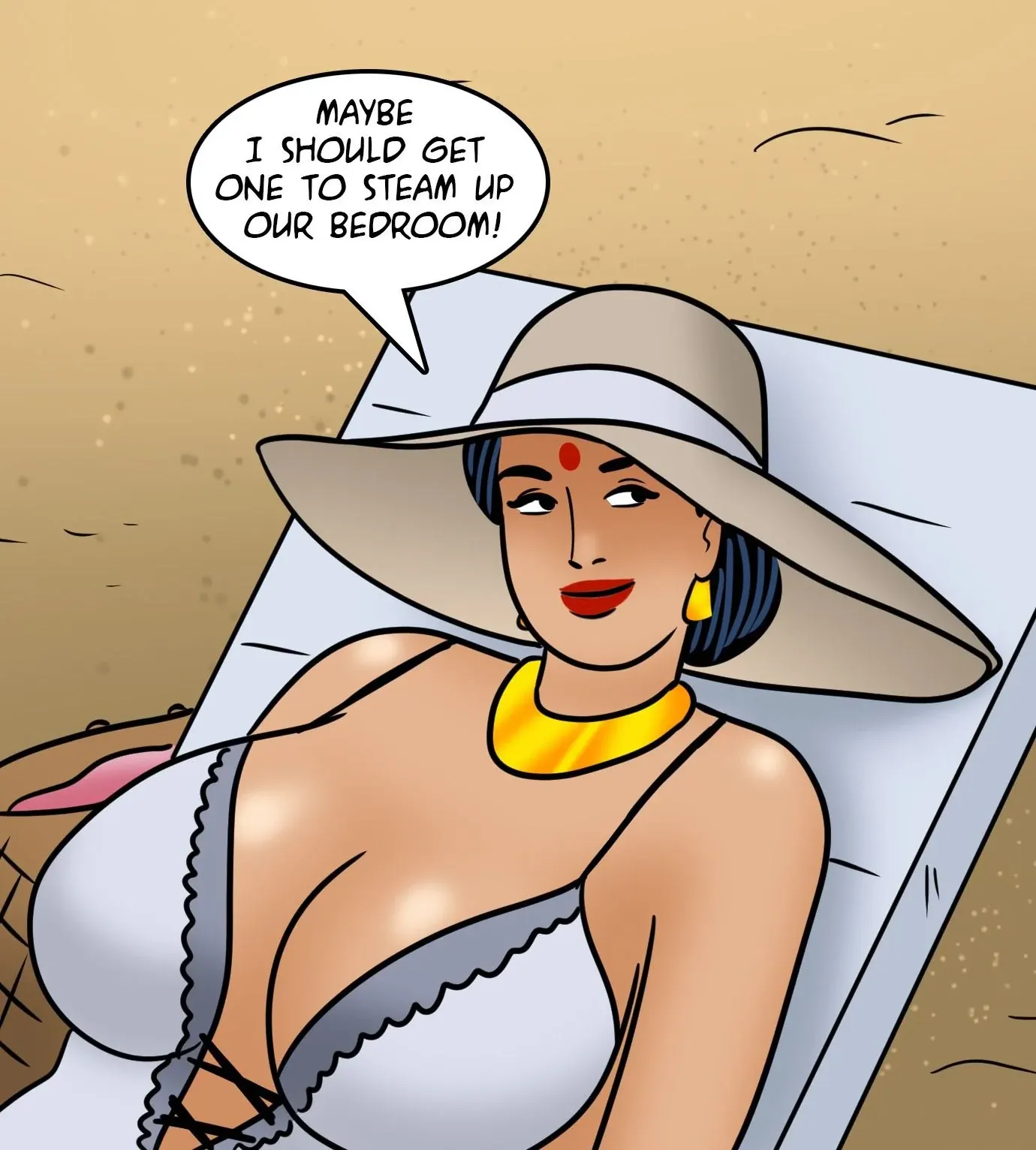 Velamma All Episodes Comics, 122 . Velamma - Episode 122 - Velamma Gets A Tattoo, page 35 of 143