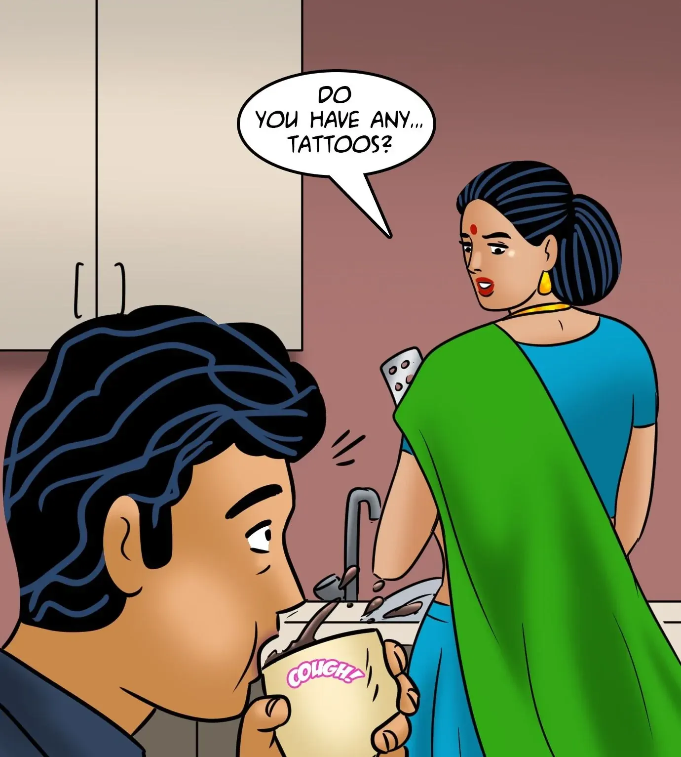 Velamma All Episodes Comics, 122 . Velamma - Episode 122 - Velamma Gets A Tattoo, page 39 of 143