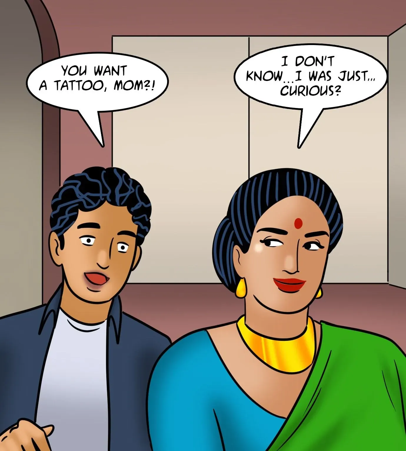Velamma All Episodes Comics, 122 . Velamma - Episode 122 - Velamma Gets A Tattoo, page 41 of 143