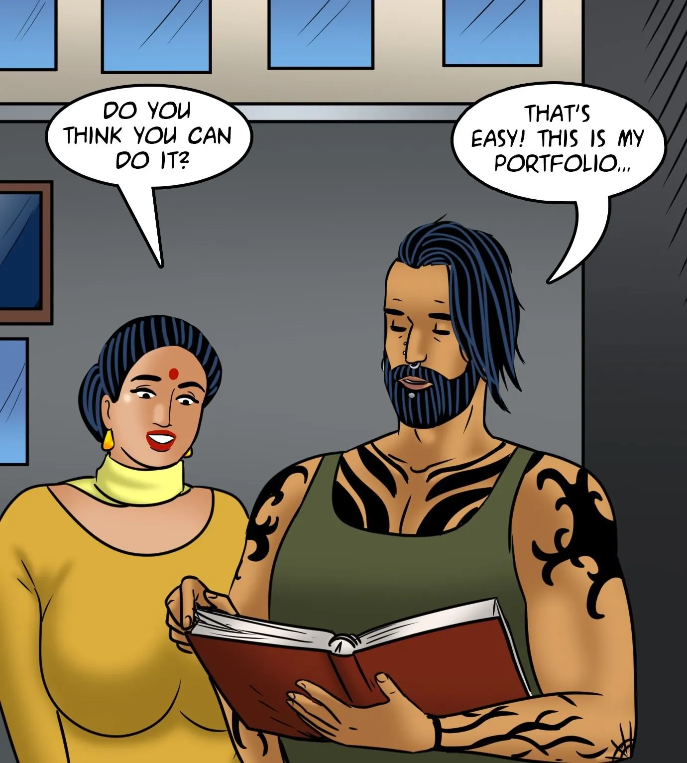 Velamma All Episodes Comics, 122 . Velamma - Episode 122 - Velamma Gets A Tattoo, page 51 of 143