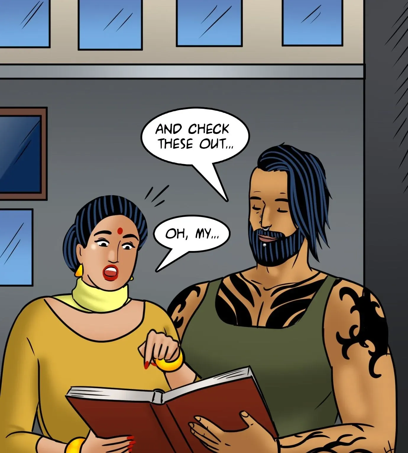 Velamma All Episodes Comics, 122 . Velamma - Episode 122 - Velamma Gets A Tattoo, page 53 of 143