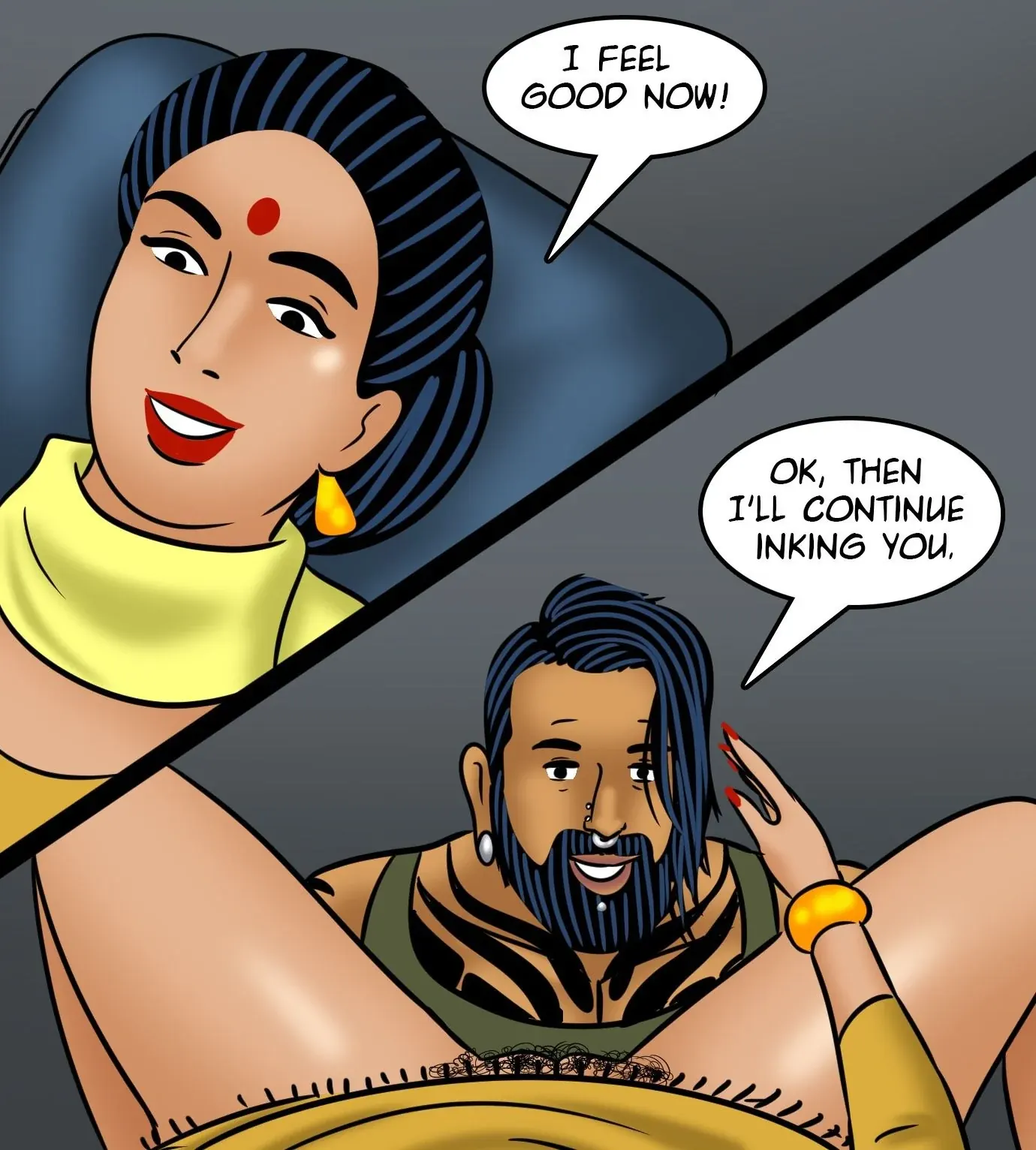 Velamma All Episodes Comics, 122 . Velamma - Episode 122 - Velamma Gets A Tattoo, page 91 of 143