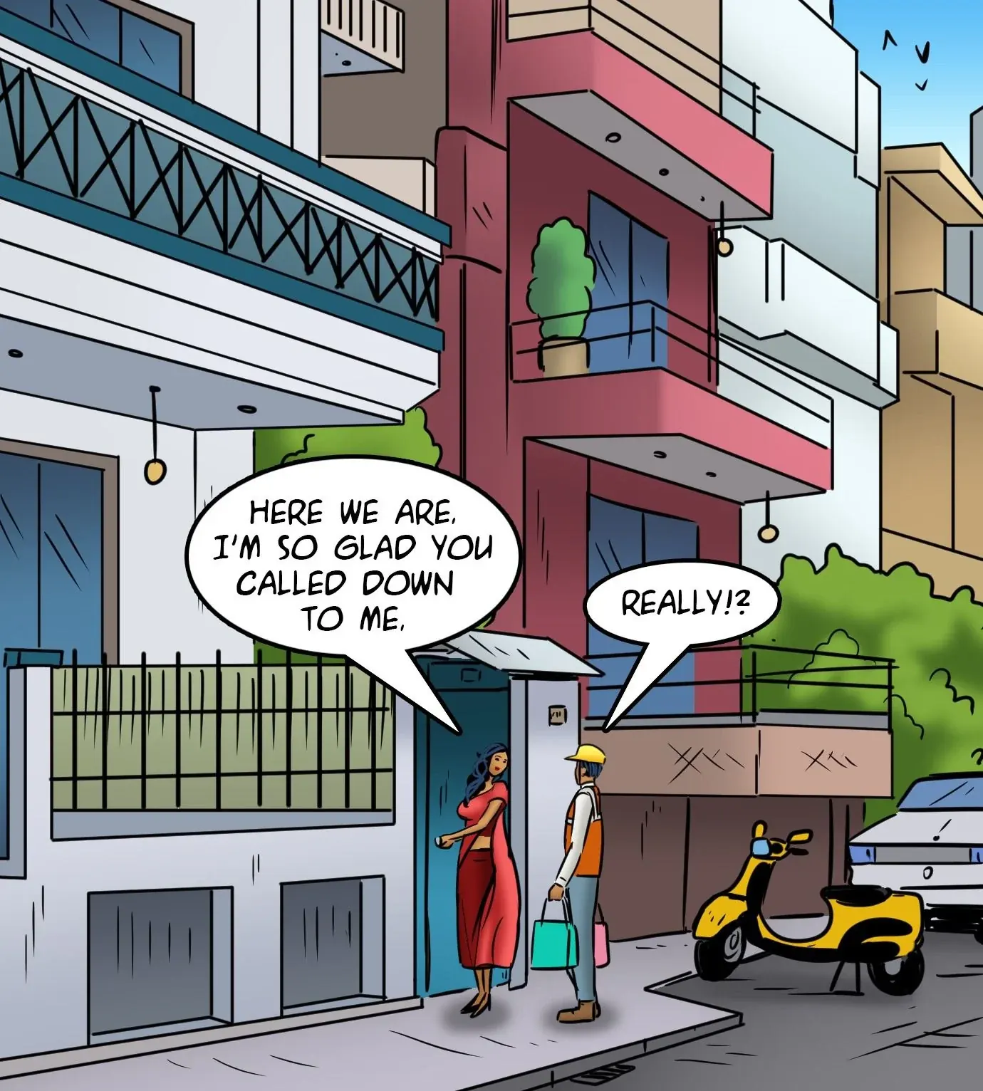 Velamma All Episodes Comics, 121 . Velamma - Episode 121 - Meow!, page 14 of 143
