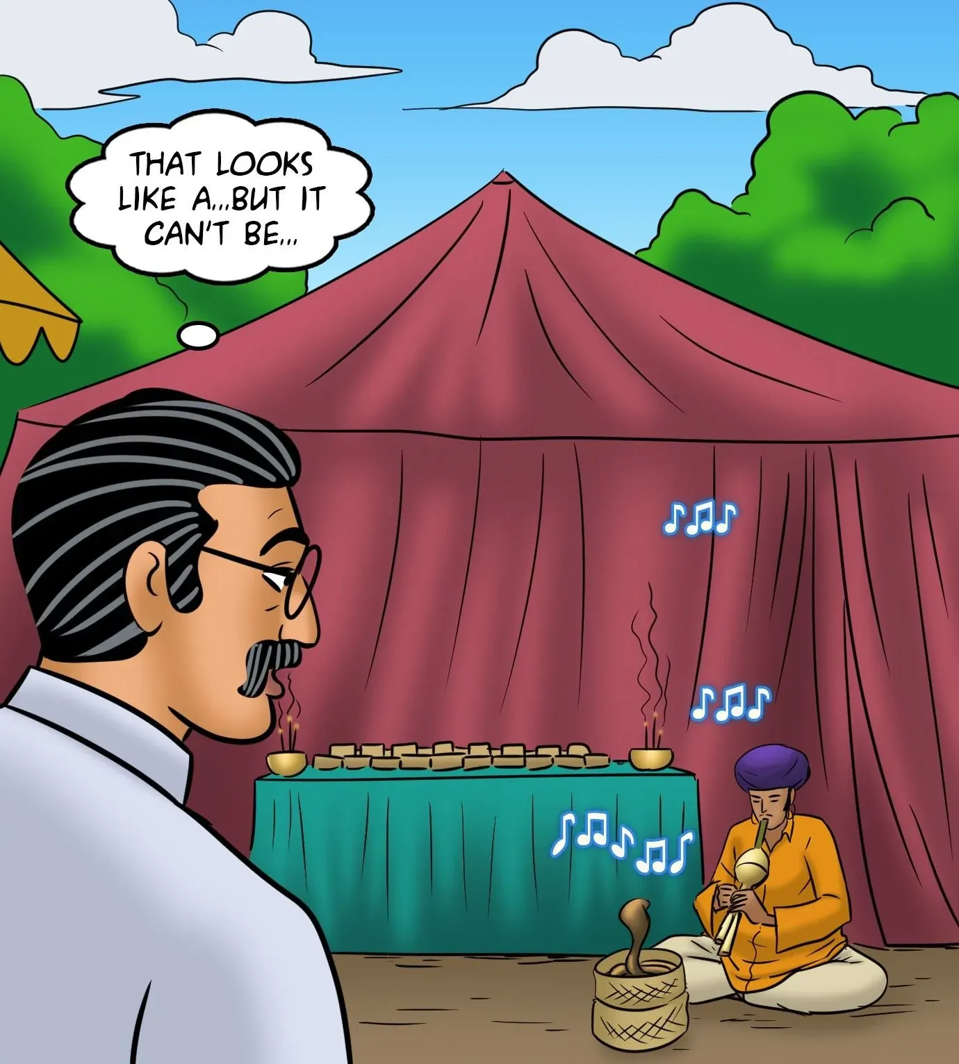 Velamma All Episodes Comics, 120 . Velamma - Episode 120 - Snake Charmer, page 5 of 143
